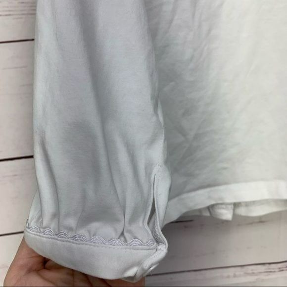 Buttered Biscuit Boutique Girls Long Sleeve‎ White Back Button Top Blouse Size 4 - Picture 5 of 9